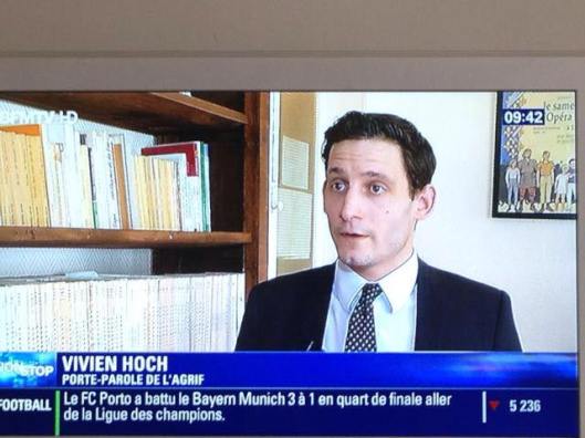 Vivien Hoch, porte-parole de l'AGRIF, sur BFM à propos de l'affaire Plantu